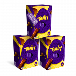 3X Twirl Large Easter Chocolate Eggs
