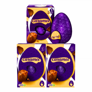3X Cadbury Caramel Large Easter Creme Eggs