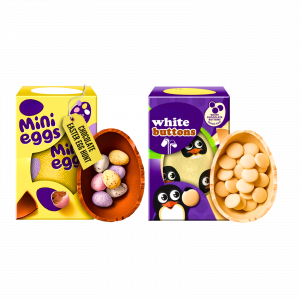 2X Cadbury White Buttons And Cadbury Mini Eggs Small Easter Eggs