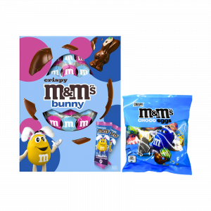 2X M&M's Crispy Bunny And M&M's crispy Choco Eggs