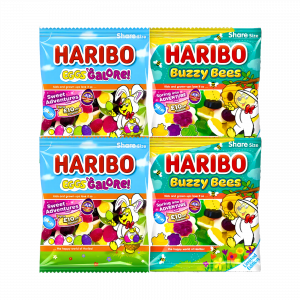 4X Haribo Eggs Galore And Haribo Buzzy Bees Easter Gummy Treats