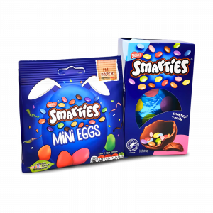 2X Smarties Mini Eggs And Smarties Easter Chocolate egg