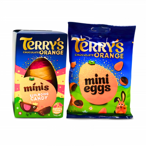2X Terry's Chocolate Orange Minis Exploding Candy Chocolate Egg And Mini Eggs Bag