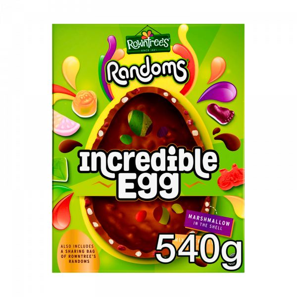 Rowntrees Randoms Incredible Easter Chocolate Egg 540g