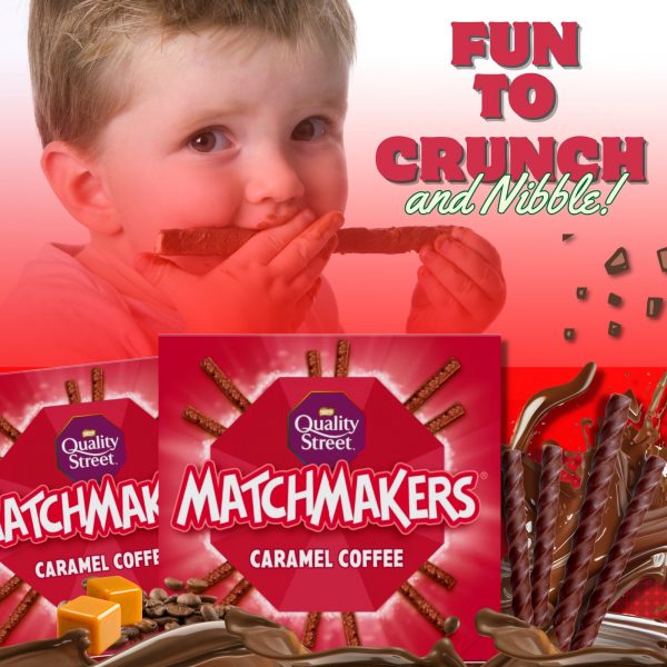 2X Matchmakers Caramel Coffee Flavoured Chocolate Sticks - Image 2