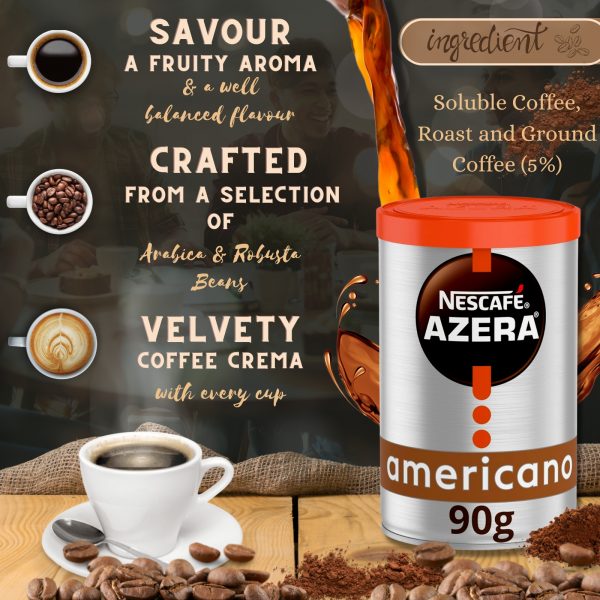 2X Nescafe Azera Americano 90g - Image 2