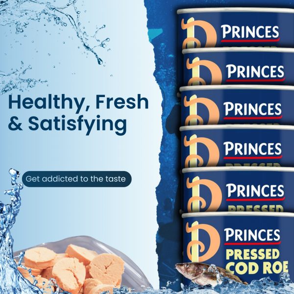 4X Princes Pressed Cod Roe - Image 3