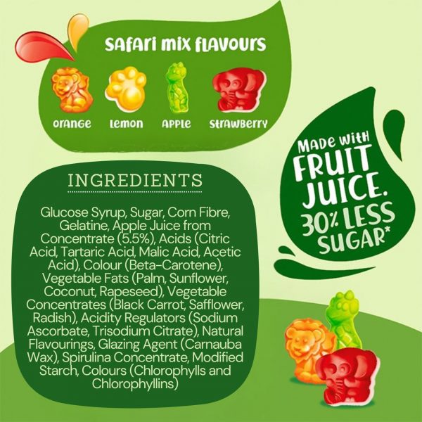 4X Rowntrees Safari Mix, Tropical Fish, Jelly Tots & Tropical Tots - Image 2