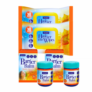 4X Nuage Bundle Hayfever relief Wipes And Barrier Balm Traps Pollen